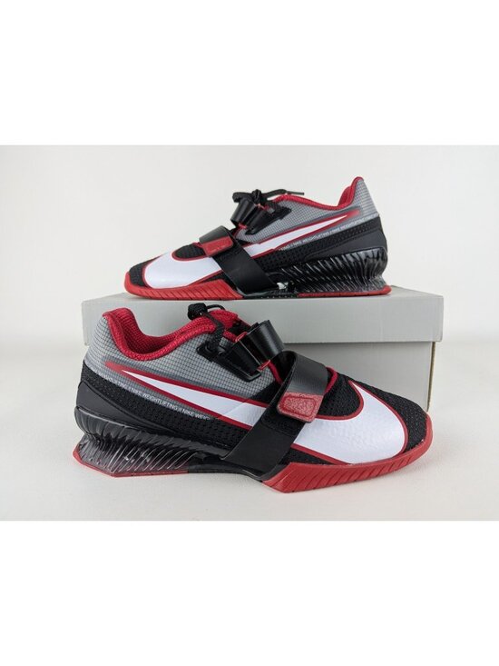 Nike Romaleos 4 Men\'s Size 9.5 Black University Red White Weightlifting Shoes main image 7